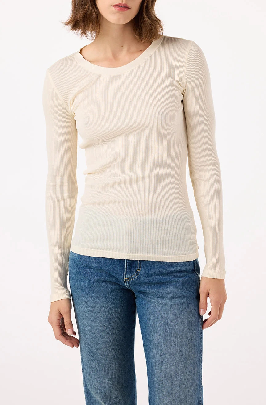 Recycled Polyester Blend Anti Pilling Swoon Long Sleeve Tee
