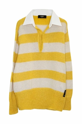 [WW22015] Fendi | Knitwear Neutral Fit Butter Soft Finishing