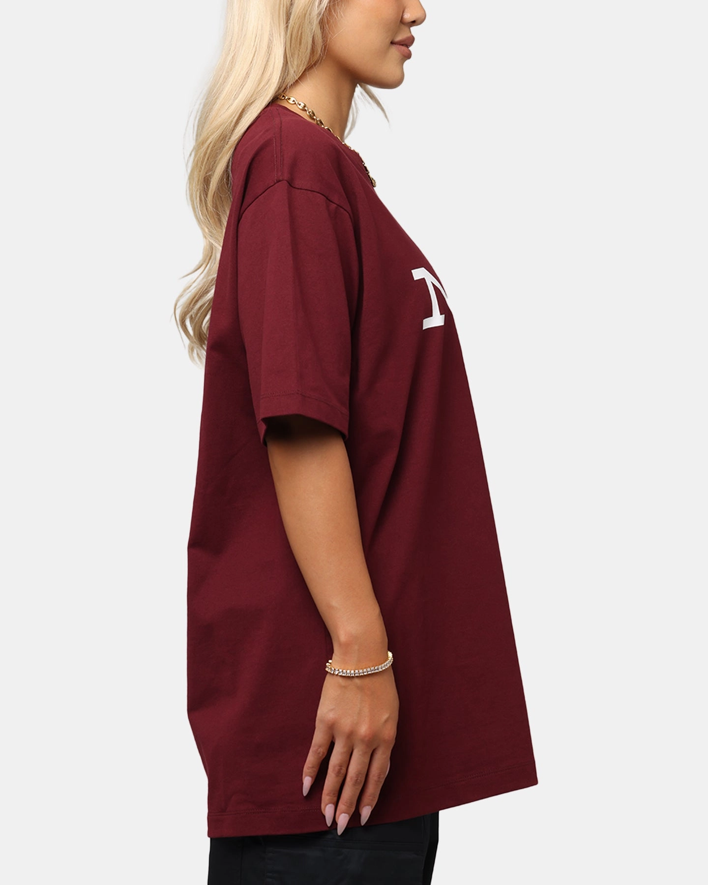 Champion Rochester Graphic T-Shirt Red Lightweight Weave