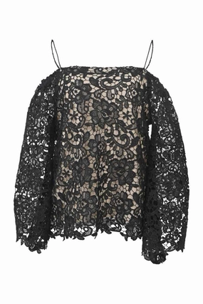 [WW39811] Alice   Olivia | Long sleeve top FlexibleRibbing Circular Knit Technique