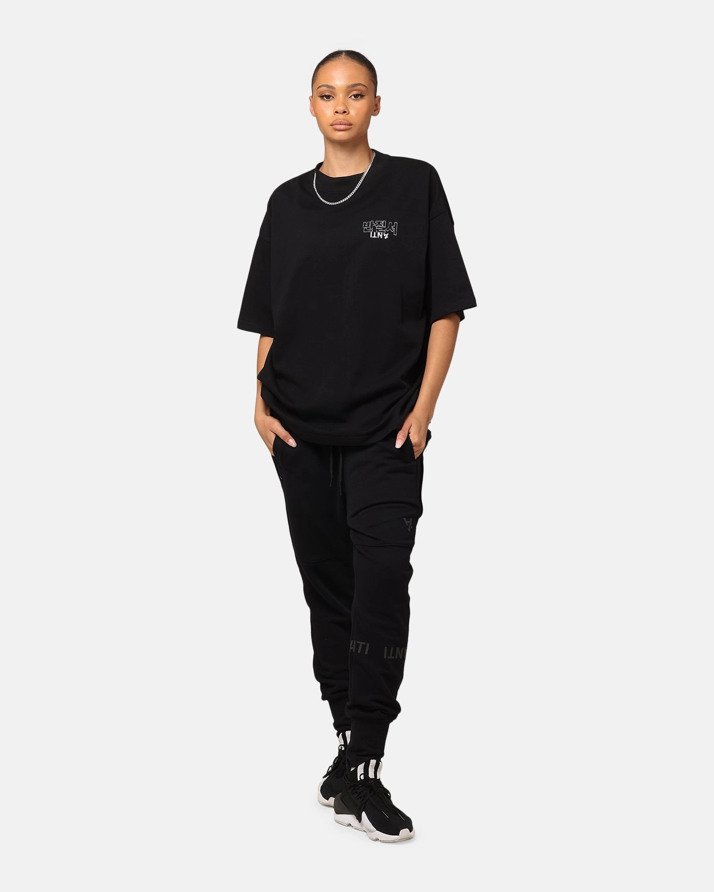 QuickDry Performance The Anti Order Agma Mock Neck T-Shirt Black