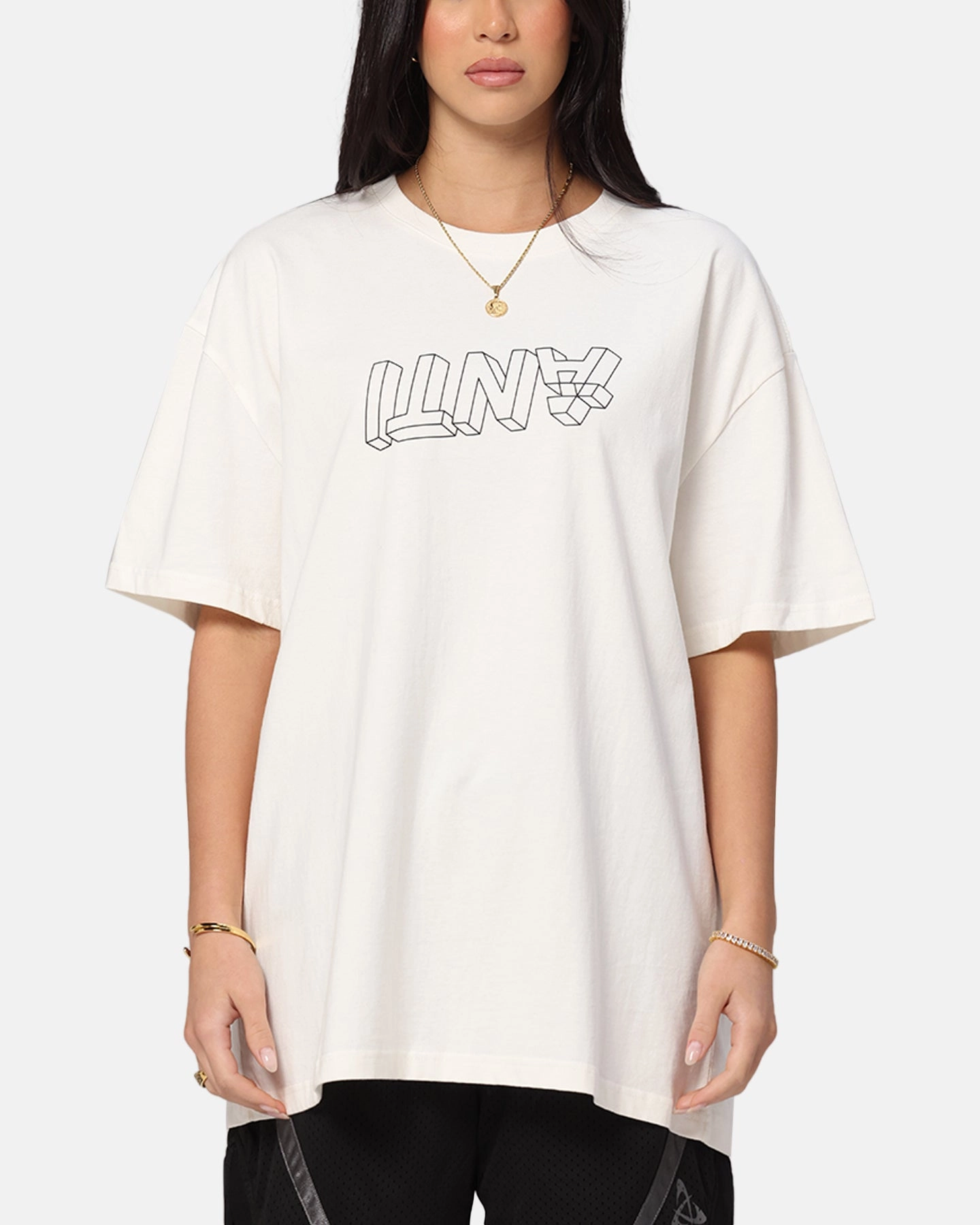 Professional Look Versatile Base Layer The Anti Order Dimension Boxy T-Shirt Off White