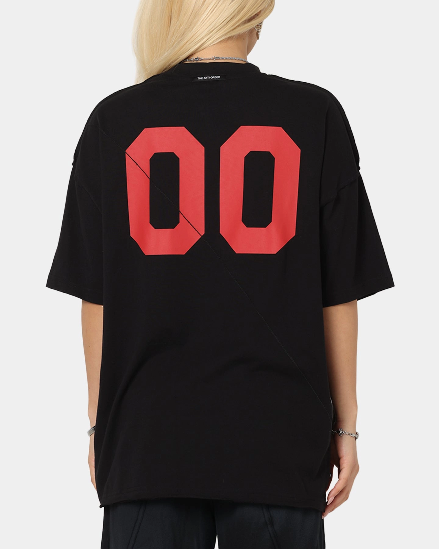 The Anti Order Mosh Non Seam T-Shirt Black/Red RecycledBlend