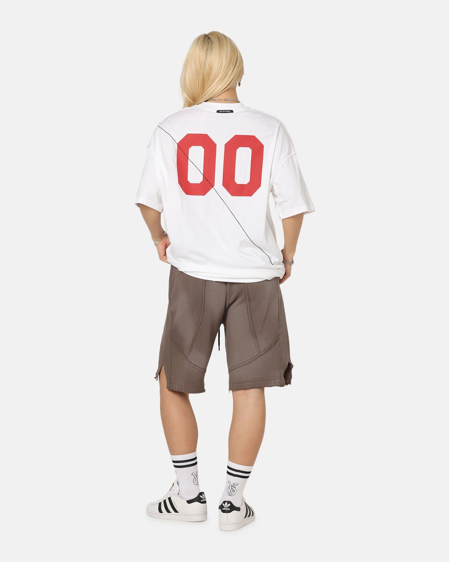 NonIrritating The Anti Order Mosh Non Seam T-Shirt White/Red