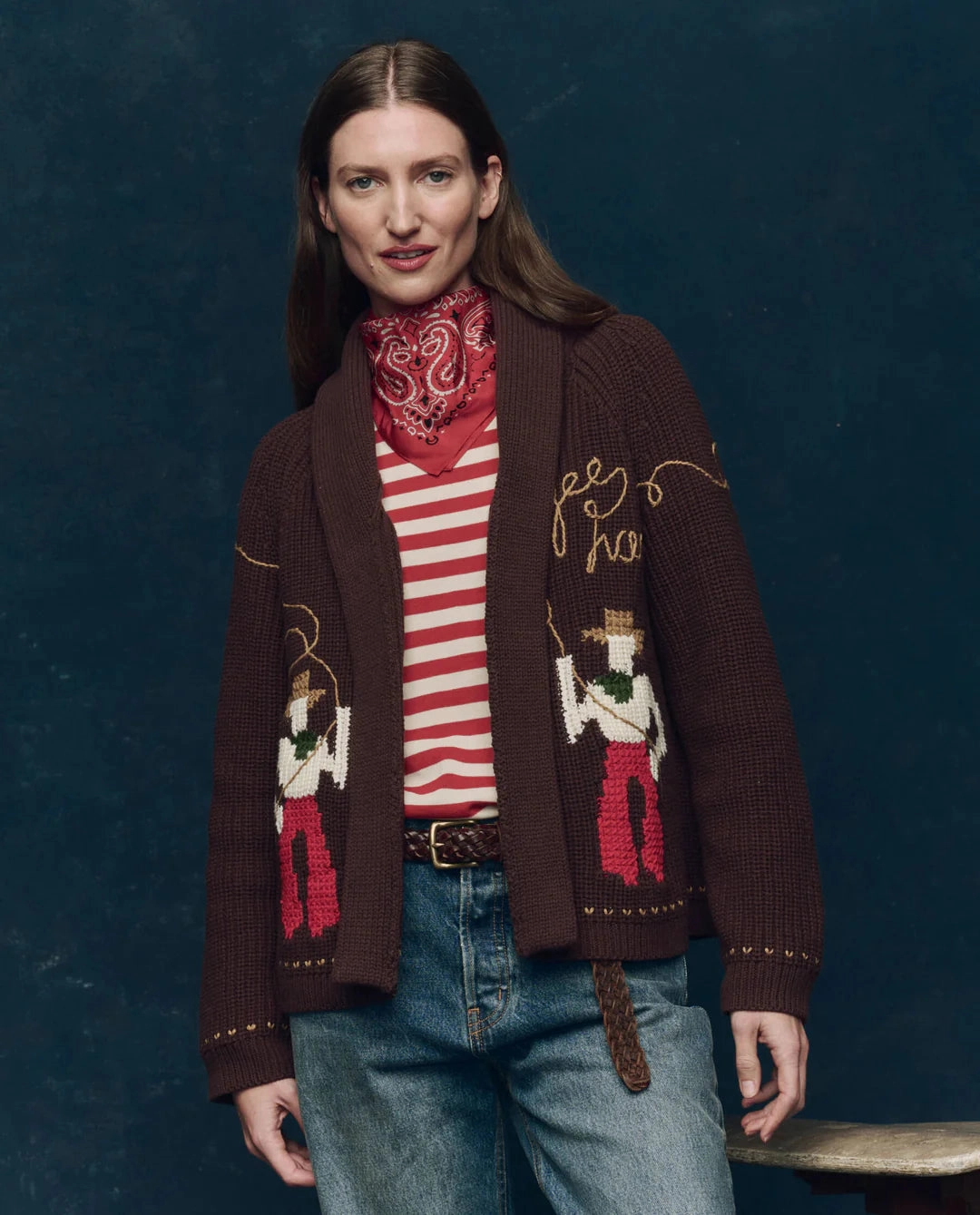 Layered Knit Style All Season Knit The Lasso Lodge Cardigan