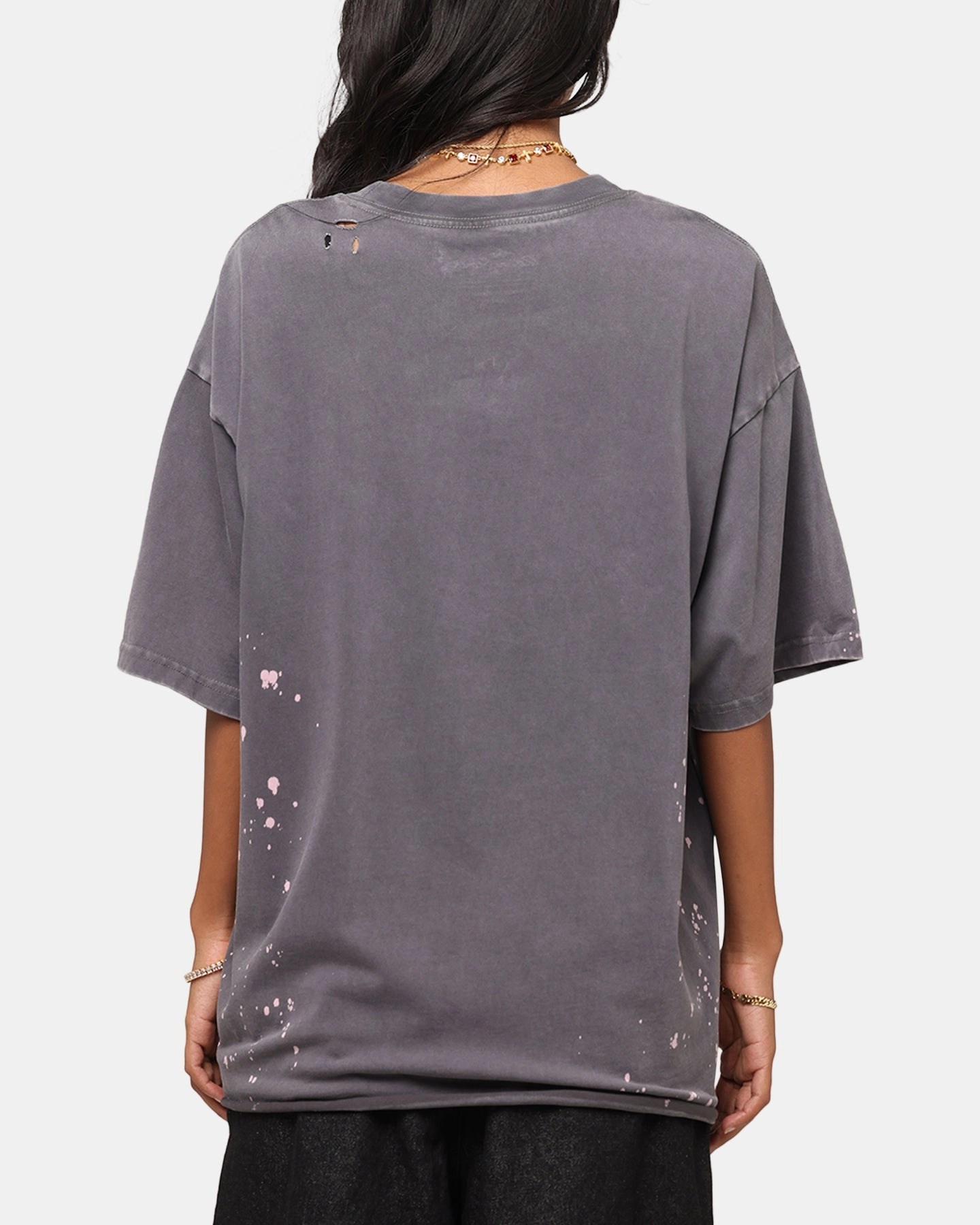 Bamboo Fiber Fabric The Rolling Stones Who The F Is Mick T-Shirt Washed Black