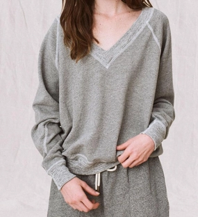 The V-Neck Sweatshirt Ventilation Panel