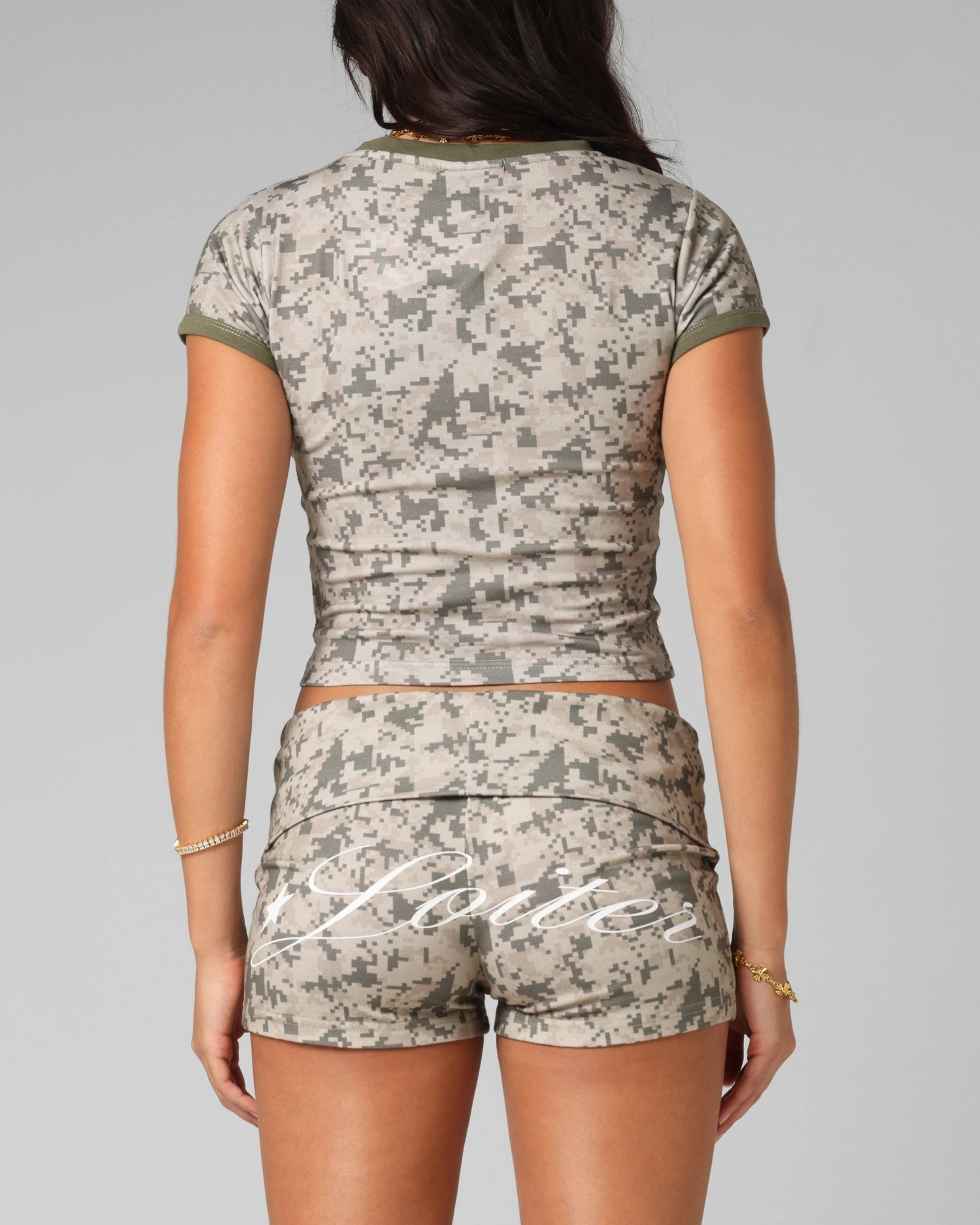 SelfFabric Binding Loiter Women's Checkpoint Baby T-Shirt Digi Camo
