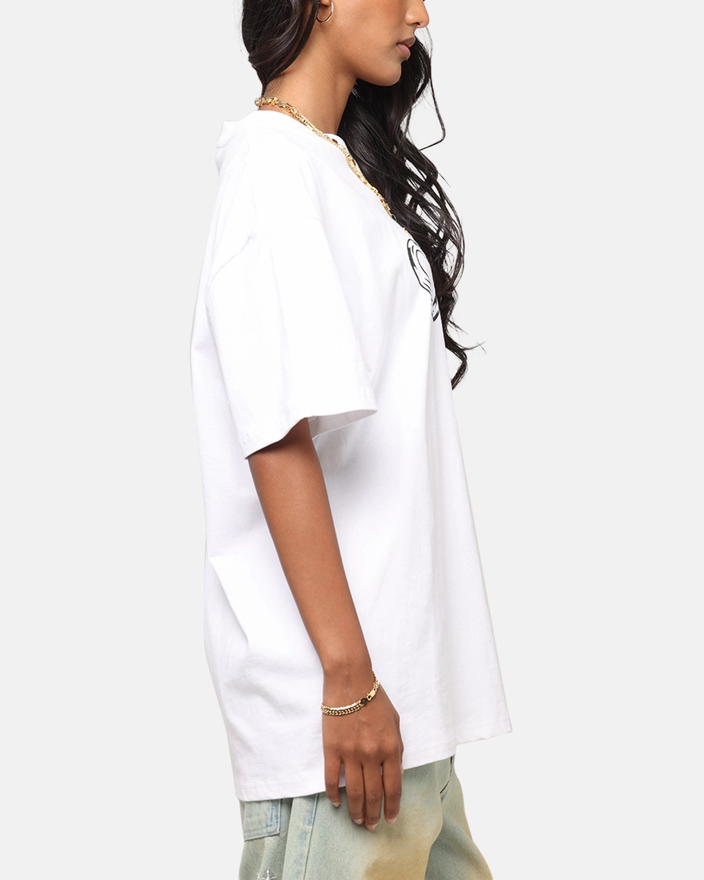 Carre Link T-Shirt White HeatRegulating Reflective Trims