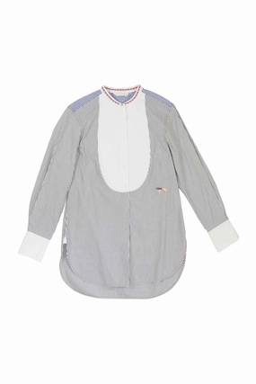 Unstructured Shoulder Hidden Button Placket [WW30848] Chlo?? | Shirt