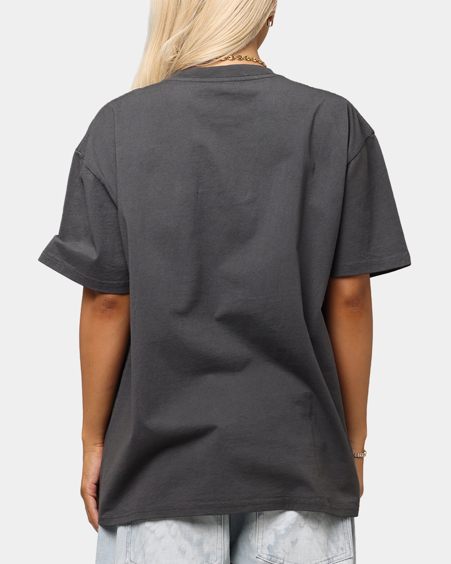 Contrast Topstitching Detail Trendy Sweater UFC By Culture Kings Dricus du Plessis Big Head Heavy T-Shirt Black Wash