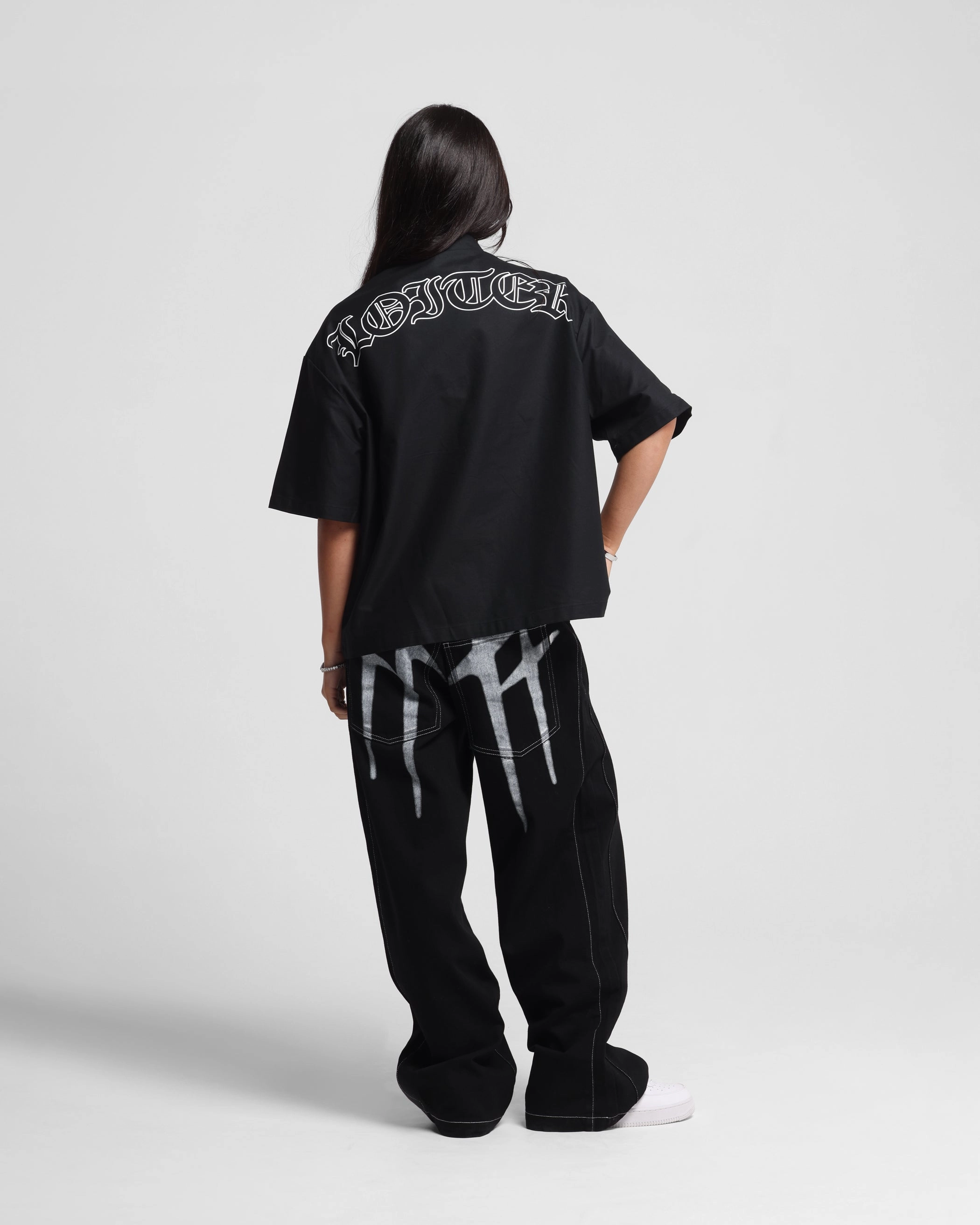 MoistureManagementSystem Layered Sleeve Loiter Chopper Work Shirt Black