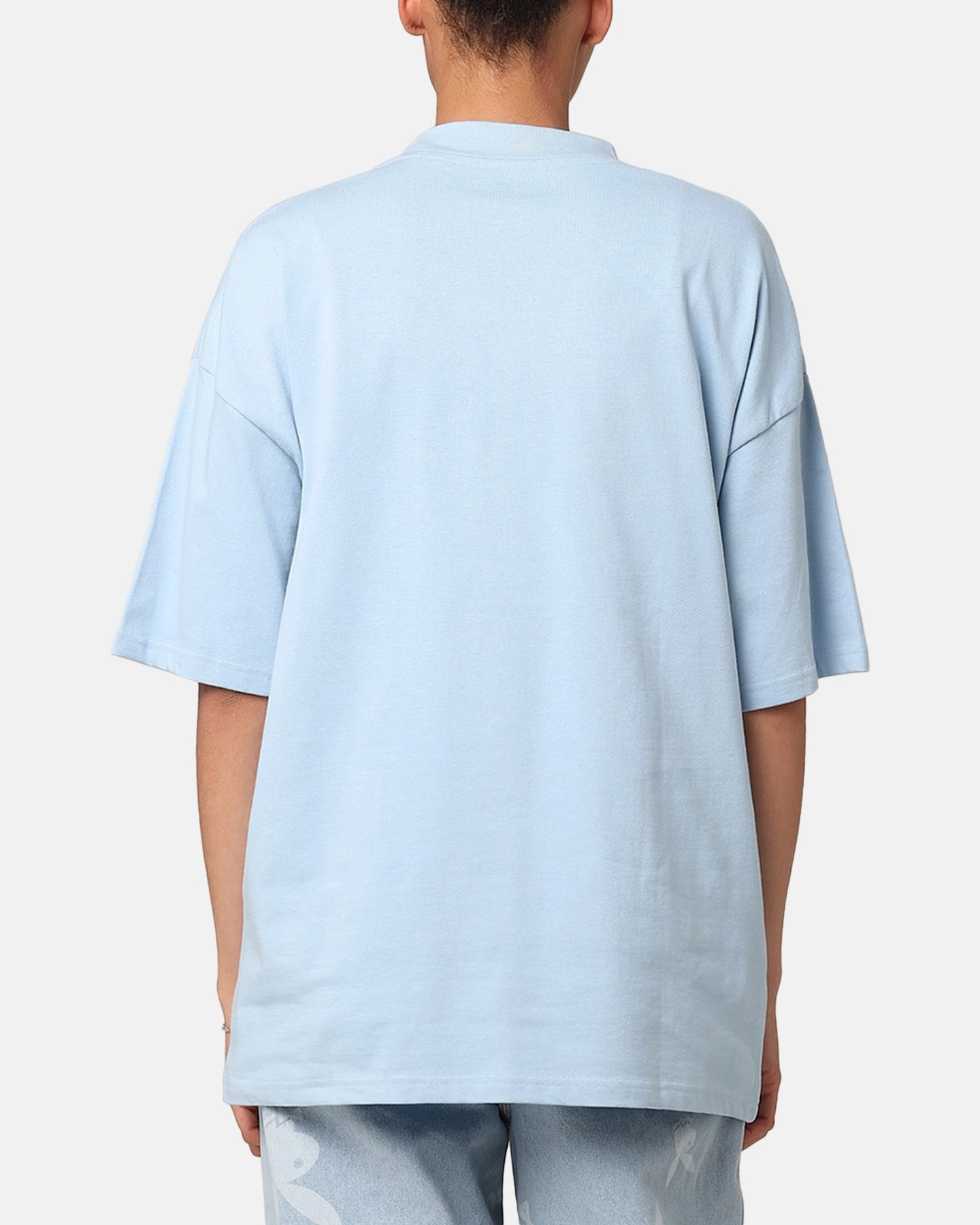Culture Kings Oversized Blank T-Shirt Light Blue AntiStaticTreatment