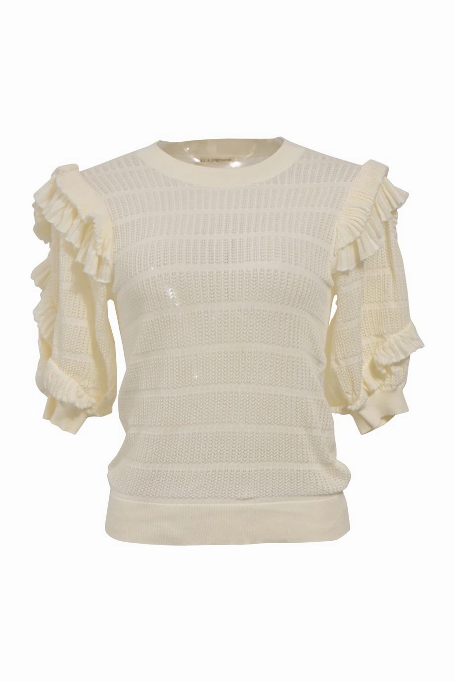 [WW44081] Ulla Johnson | Knitwear Ventilated Mesh Panel Jacquard Weave