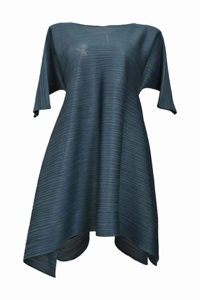 Elegant Mood Soft Texture [WW37962] Pleats Please Issey Miyake | Knee Length Dress