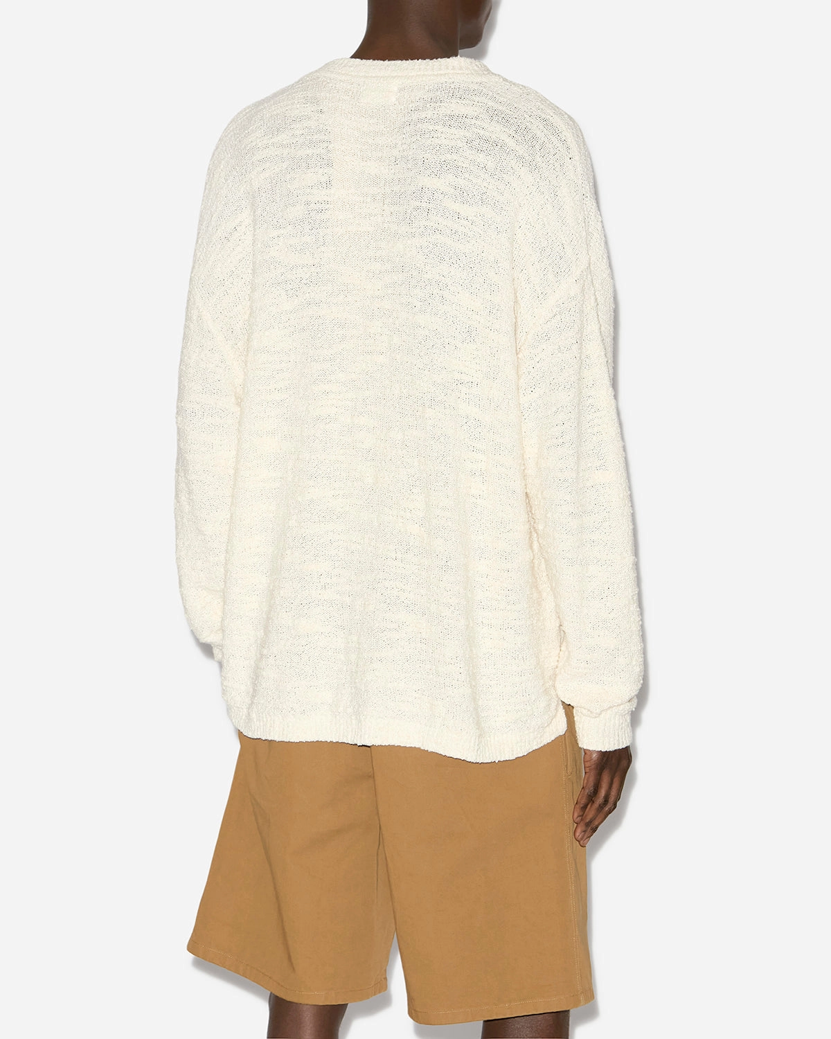 ARNOLD SWEATER Waffle Knit Texture Slub Texture