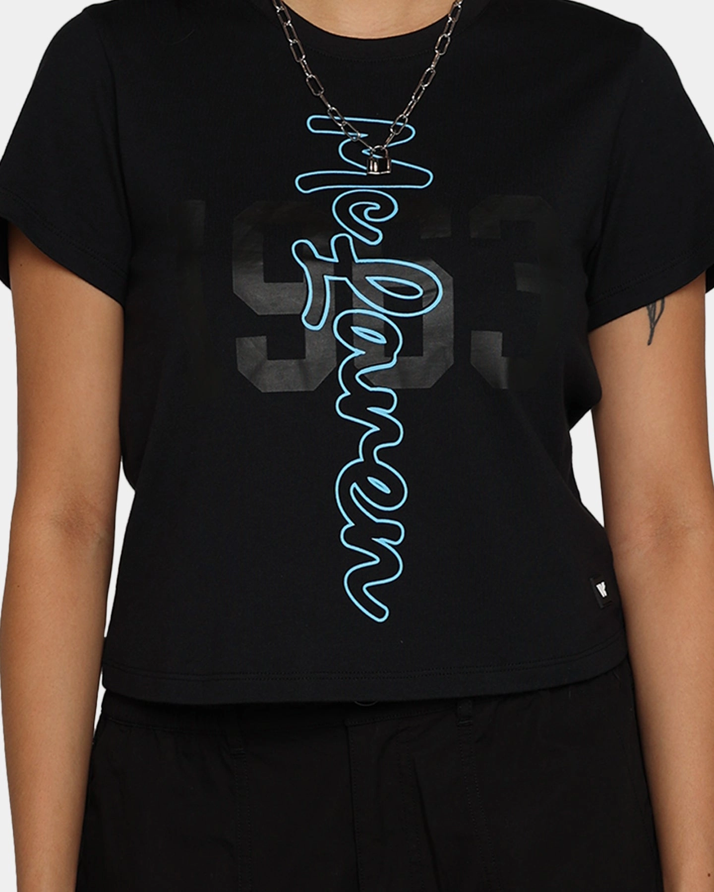 Flexible Hemline We Are The Wild Collective X McLaren Women's Baby T-Shirt Black