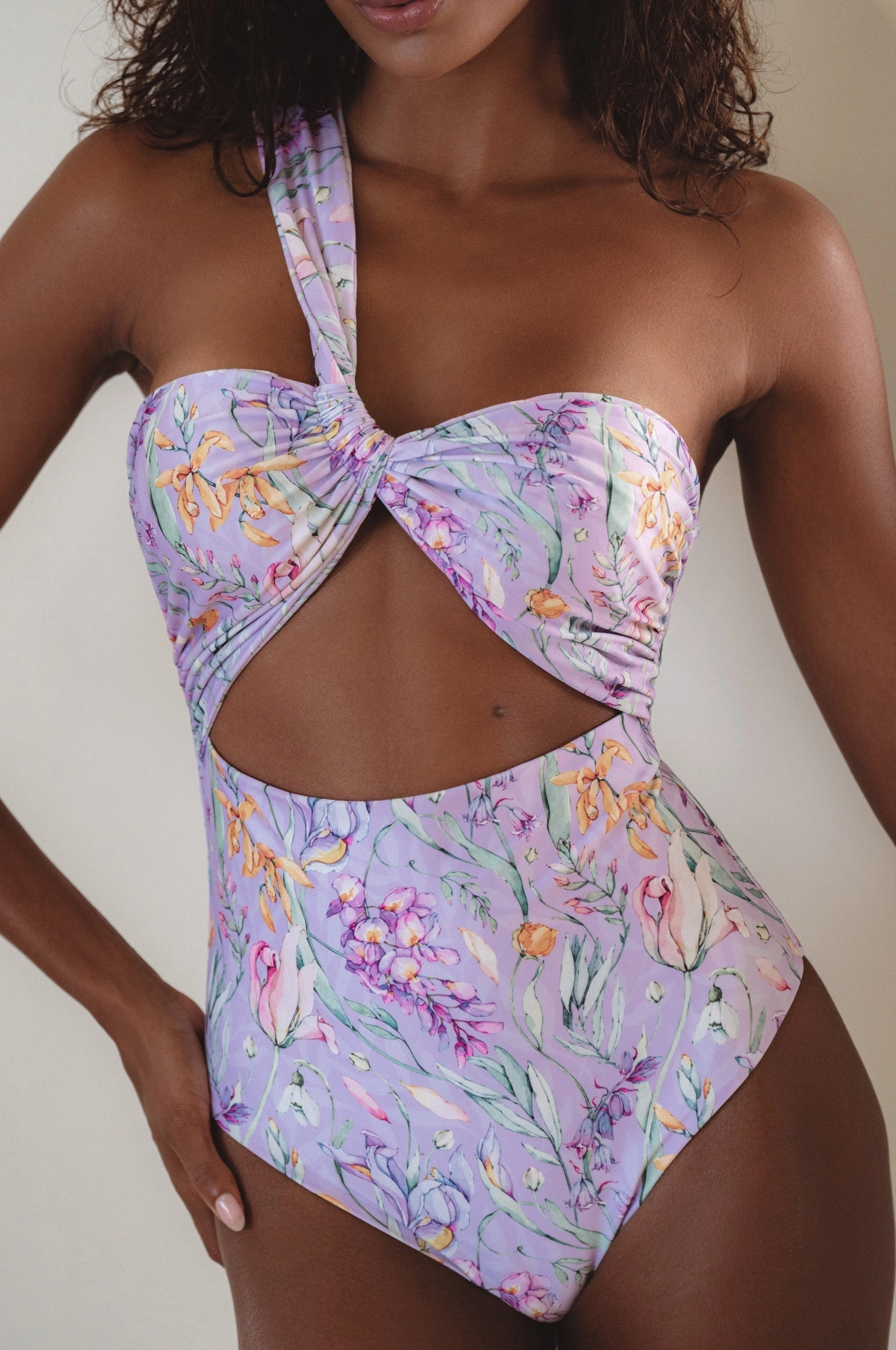 Breathable Lining Ibiza One Piece Ruched Swimsuit