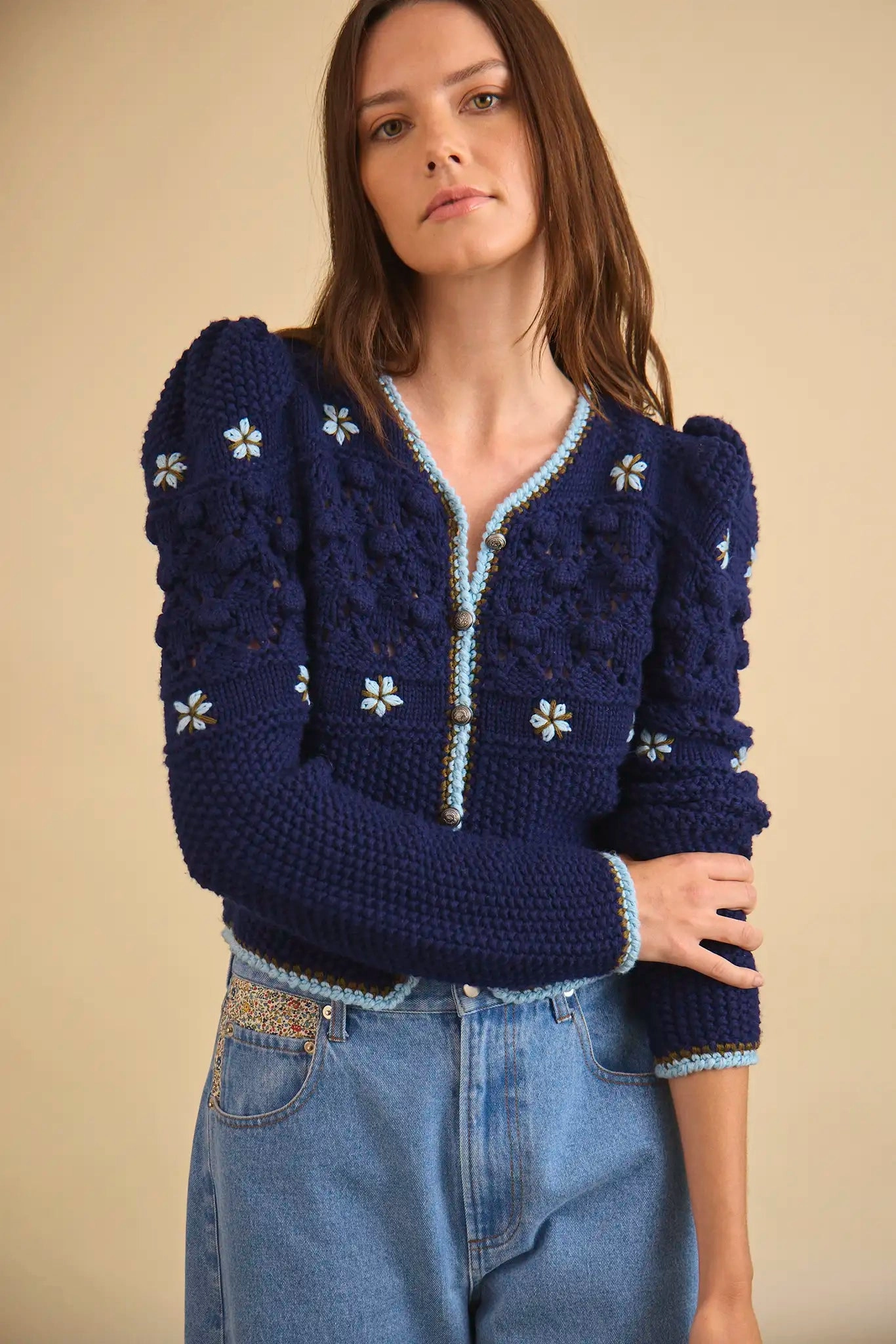 Willow Cardigan Fade Resistant Finish GarmentWashed Texture