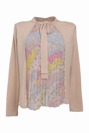 Smooth Zipper Integration Airflow Optimized Weave [WW37661] Red Valentino | Long sleeve top