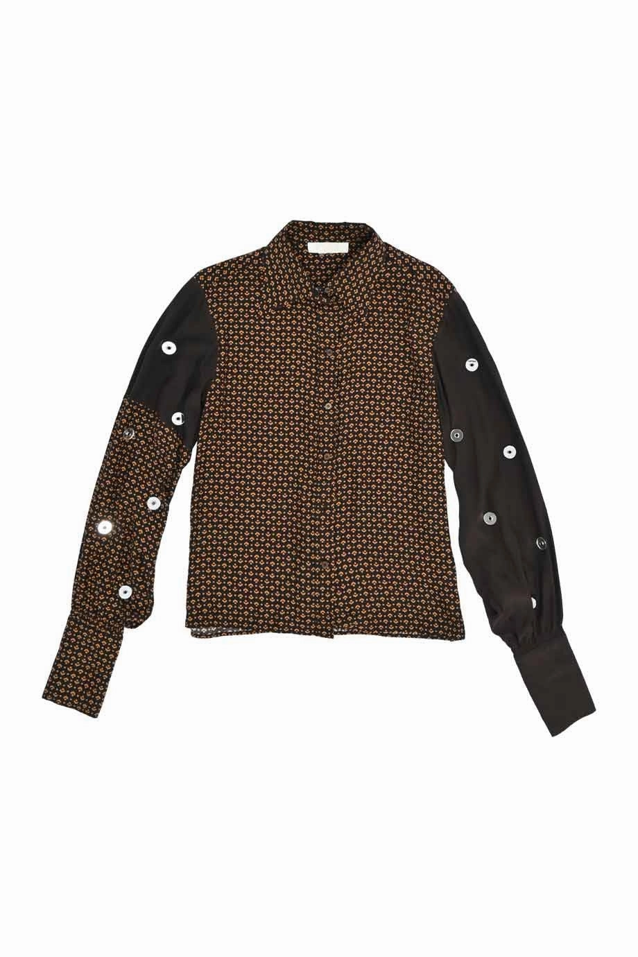 Hidden Button Placket [WW32579] Chlo?? | Shirt