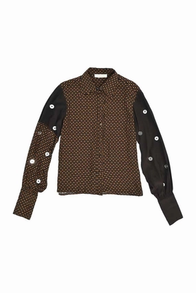 Hidden Button Placket [WW32579] Chlo?? | Shirt