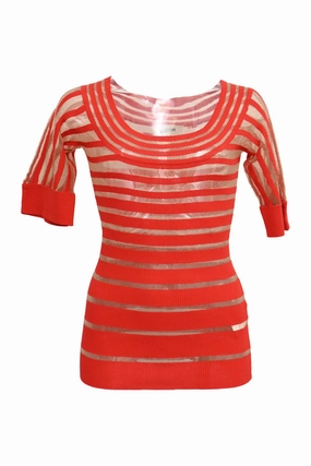 [WW50992] Jean Paul Gaultier | Short sleeve top DoubleStitched Hemming