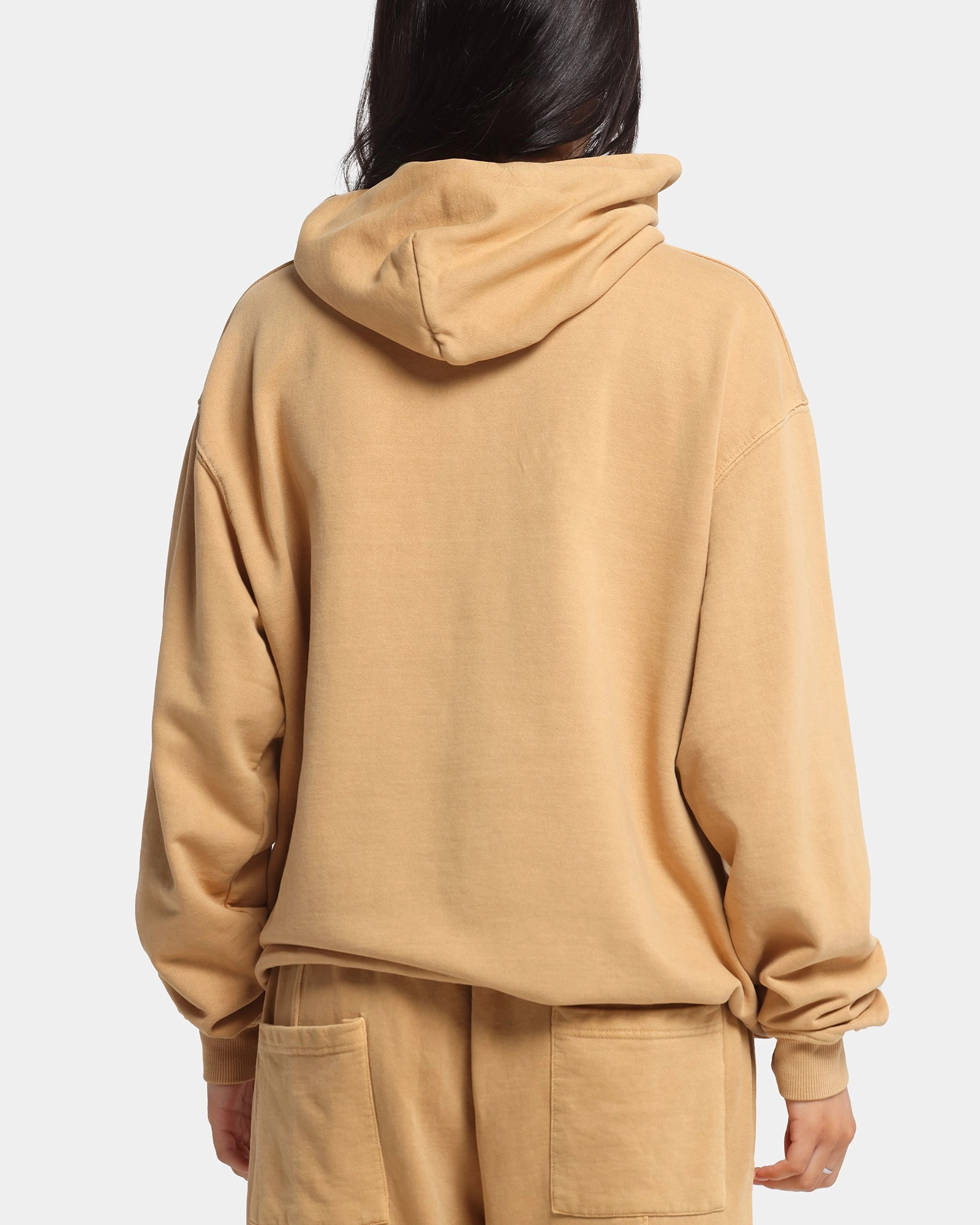 Dreamville Tonal Hoodie Sand Wash Multi Pocket Configuration Biodegradable Fiber Composition