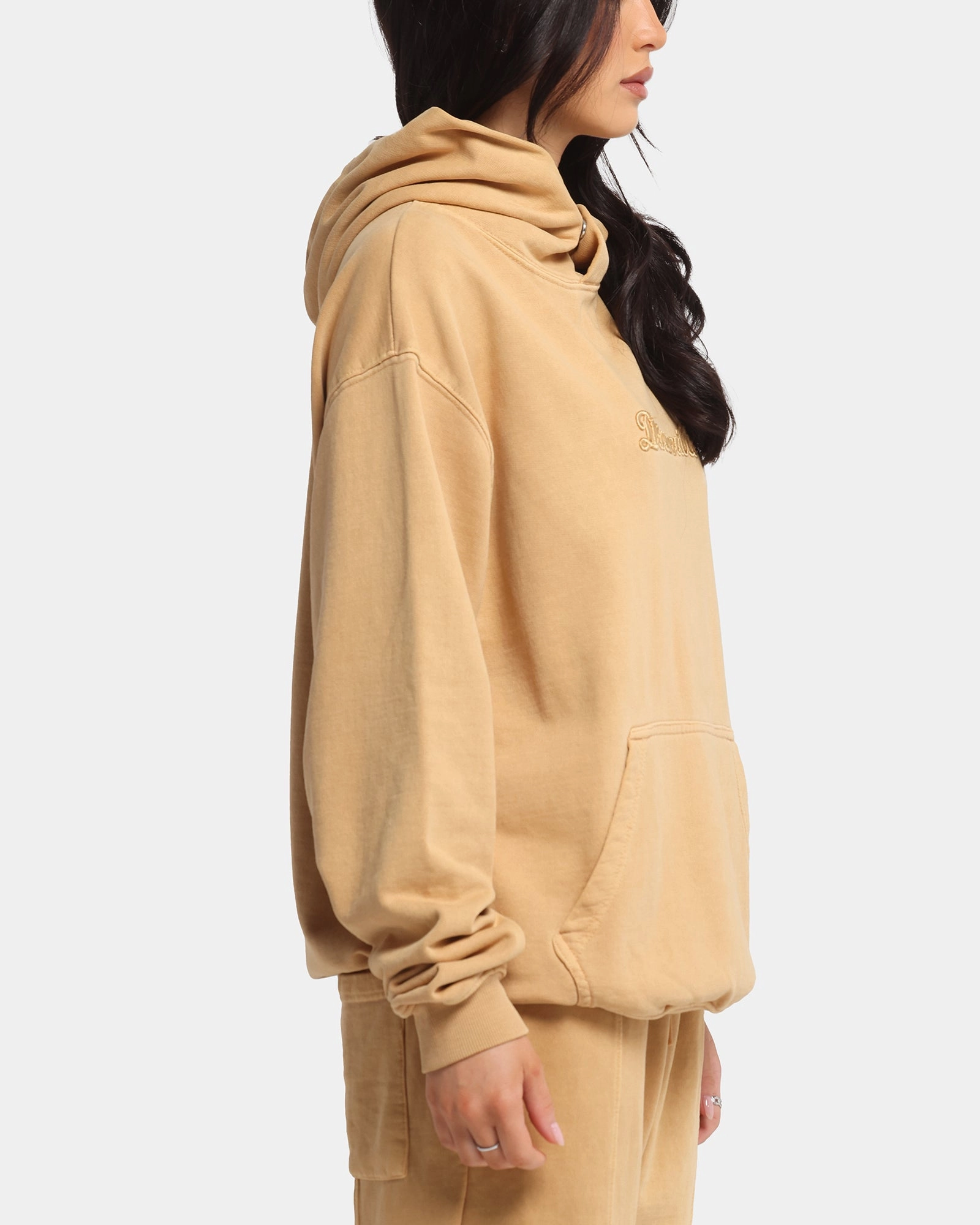 Dreamville Tonal Hoodie Sand Wash Compact Weave Fabric