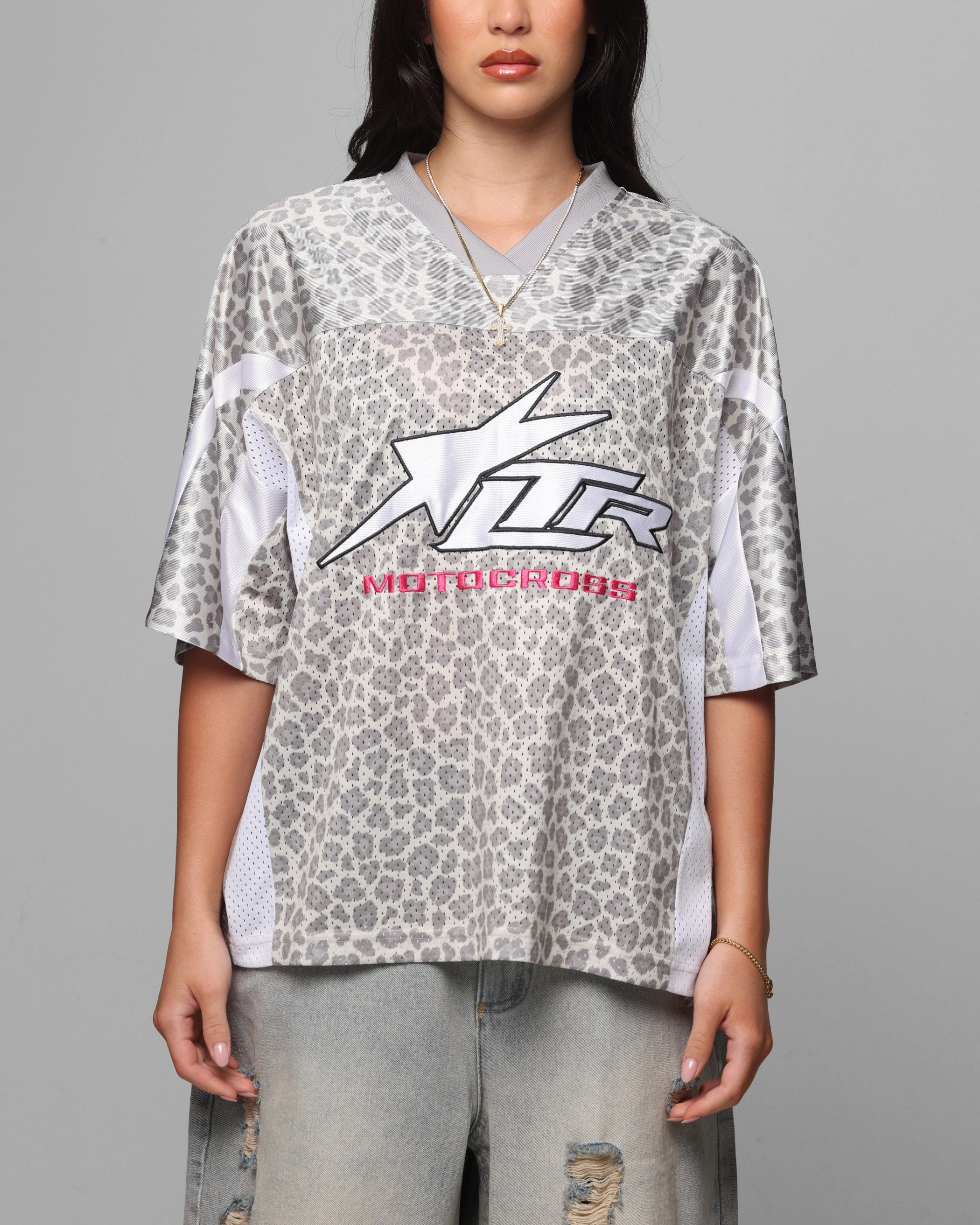 Loiter End Zone Jersey Snow Leopard HighDurabilityWeave