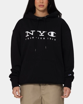 Champion Rochester Graphic Hoodie Black QuickPackFoldableDesign