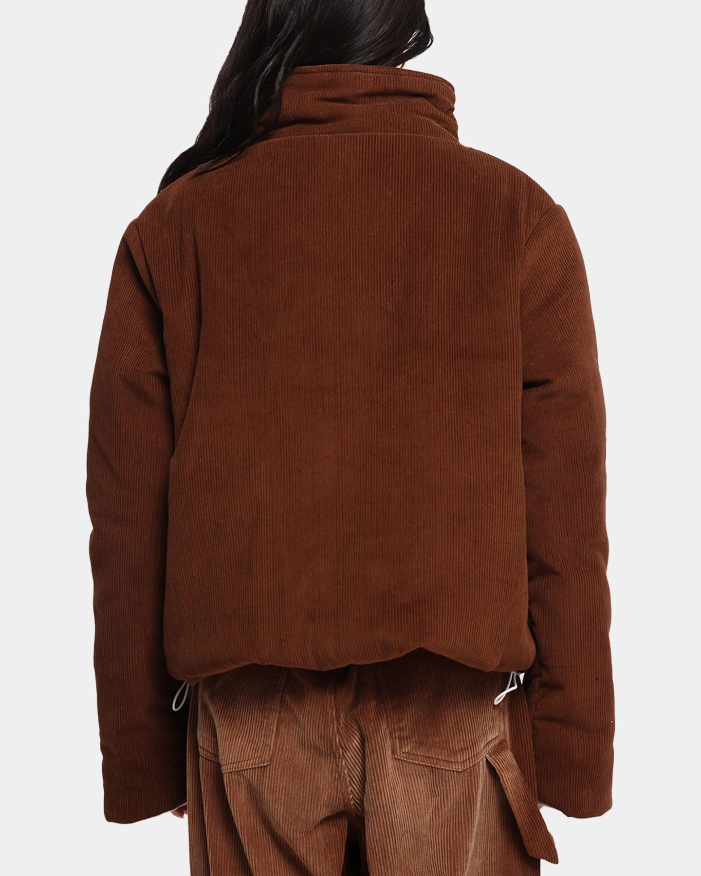 XXIII Corduroy Flight Jacket Brown AdjustableHem
