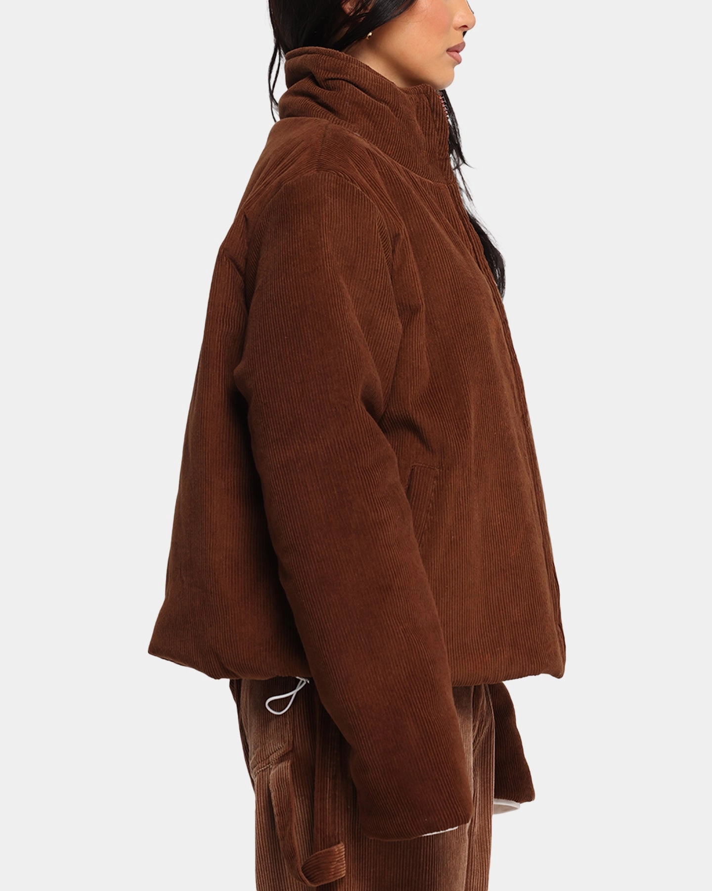 HighCollar Design XXIII Corduroy Flight Jacket Brown