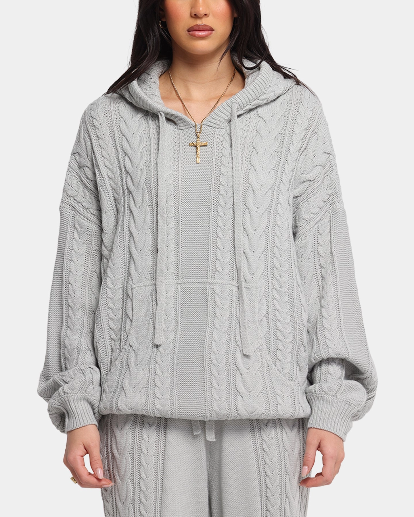 LightweightDesign XXIII Lakes Knitted Hoodie Grey