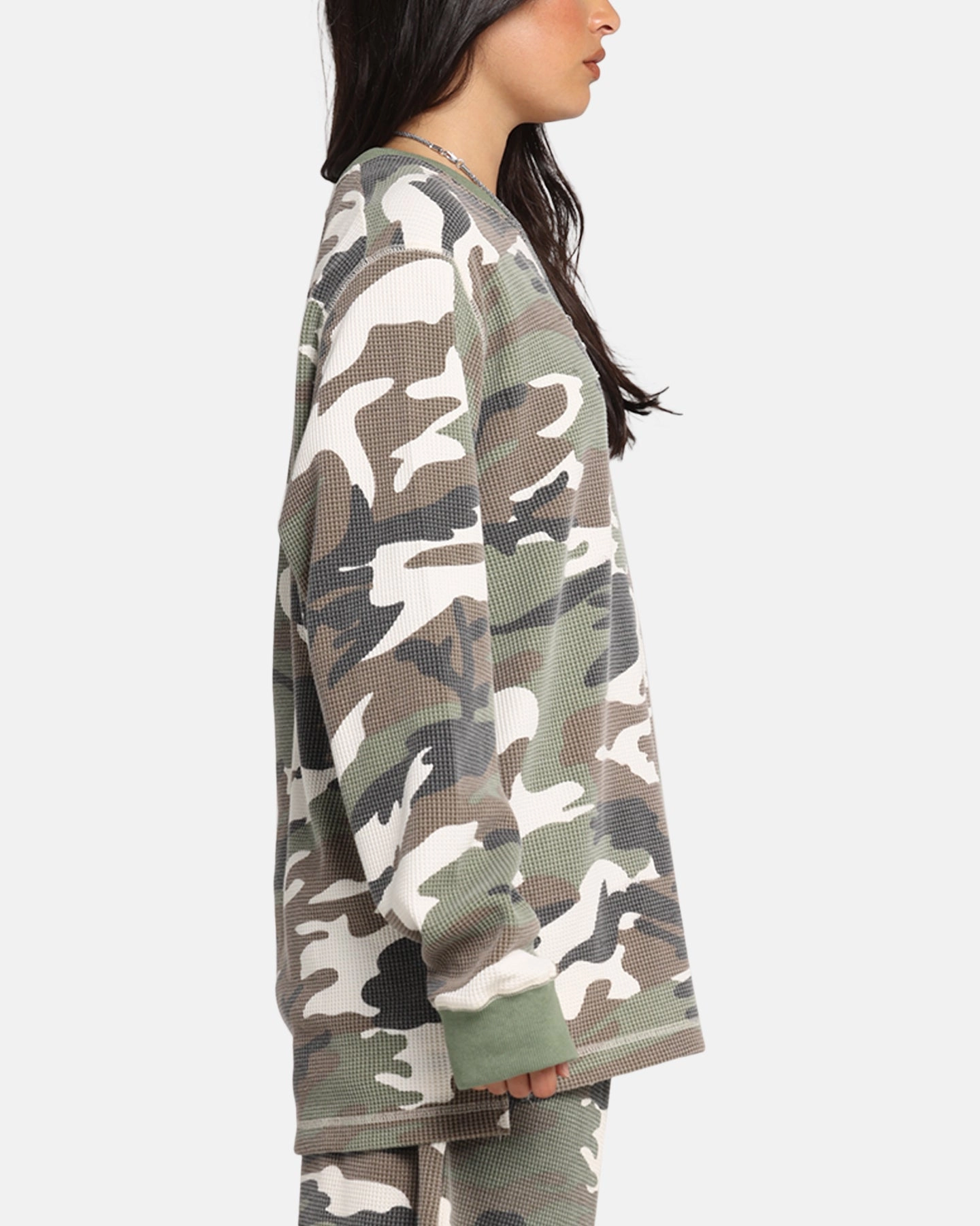 XXIII Printed Thermal Long Sleeve T-Shirt Camo Timeless Cut AntiPill Surface