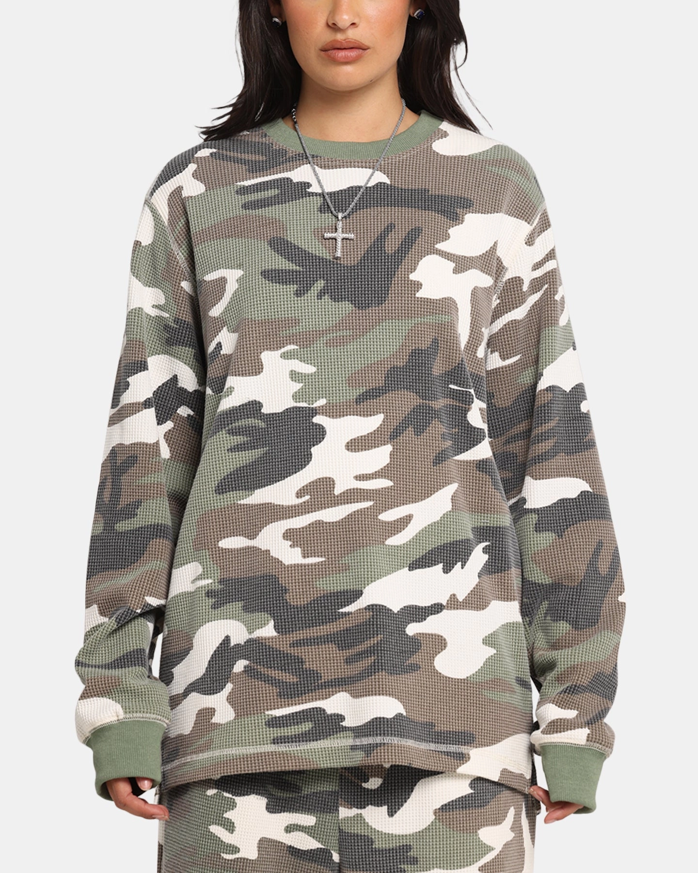 XXIII Printed Thermal Long Sleeve T-Shirt Camo AllDayComfort WaterRepellent Finish