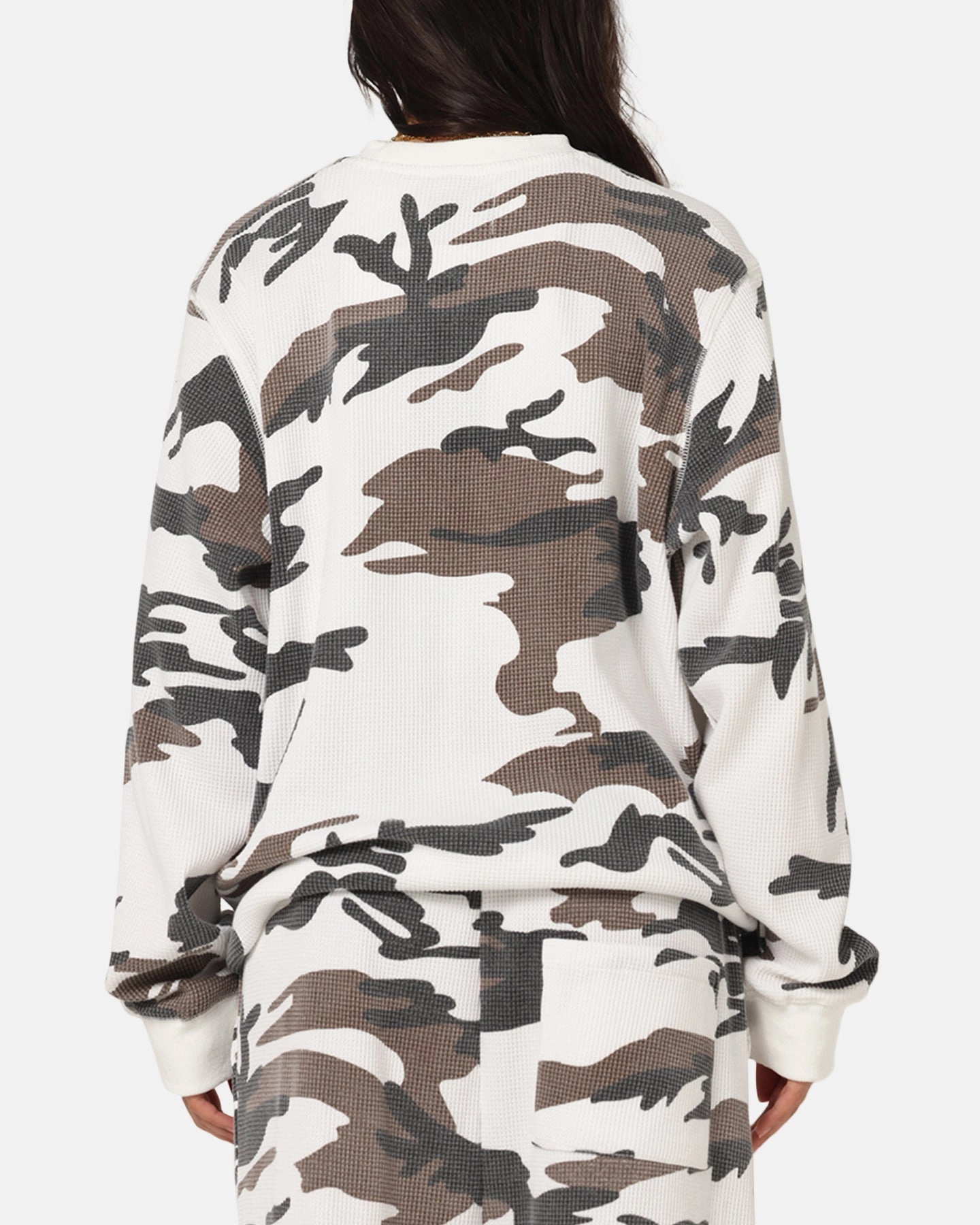 ContrastPlacket XXIII Printed Thermal Long Sleeve T-Shirt Snow Camo