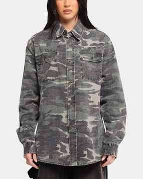 XXIII Slub Overshirt Camo HeatPressedLogos