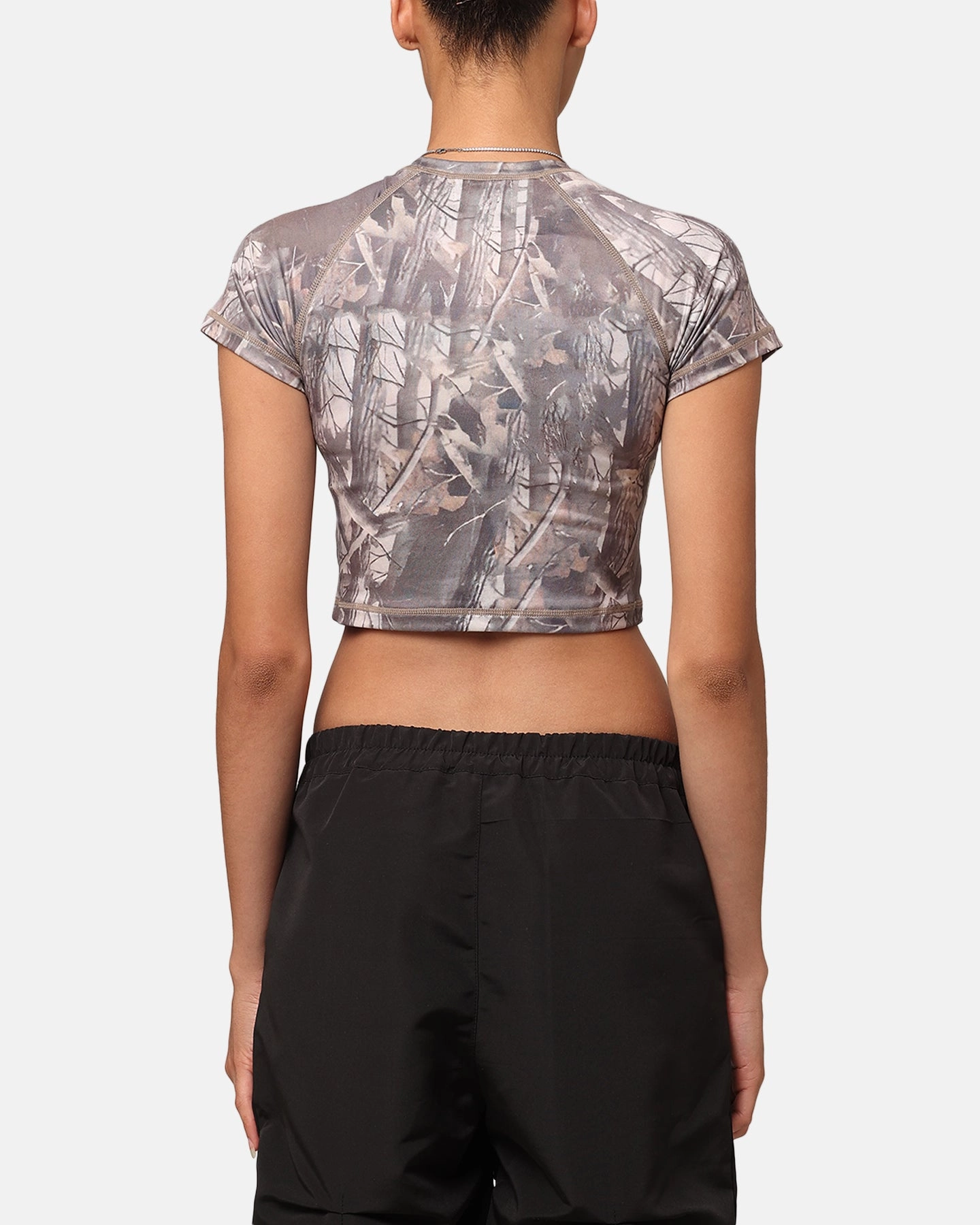 Comfortable Cotton XXIII Women's Boiler Room Crop T-Shirt Hunter Camo