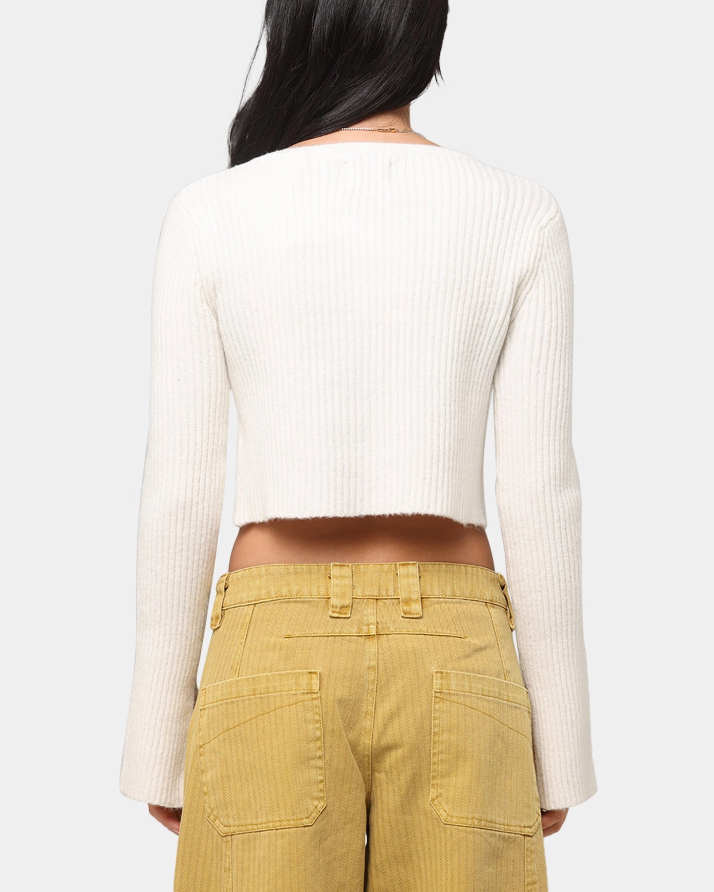 Low Profile Stitching SnagResistant Fabric XXIII Women's Olympia Knit Jumper Off White