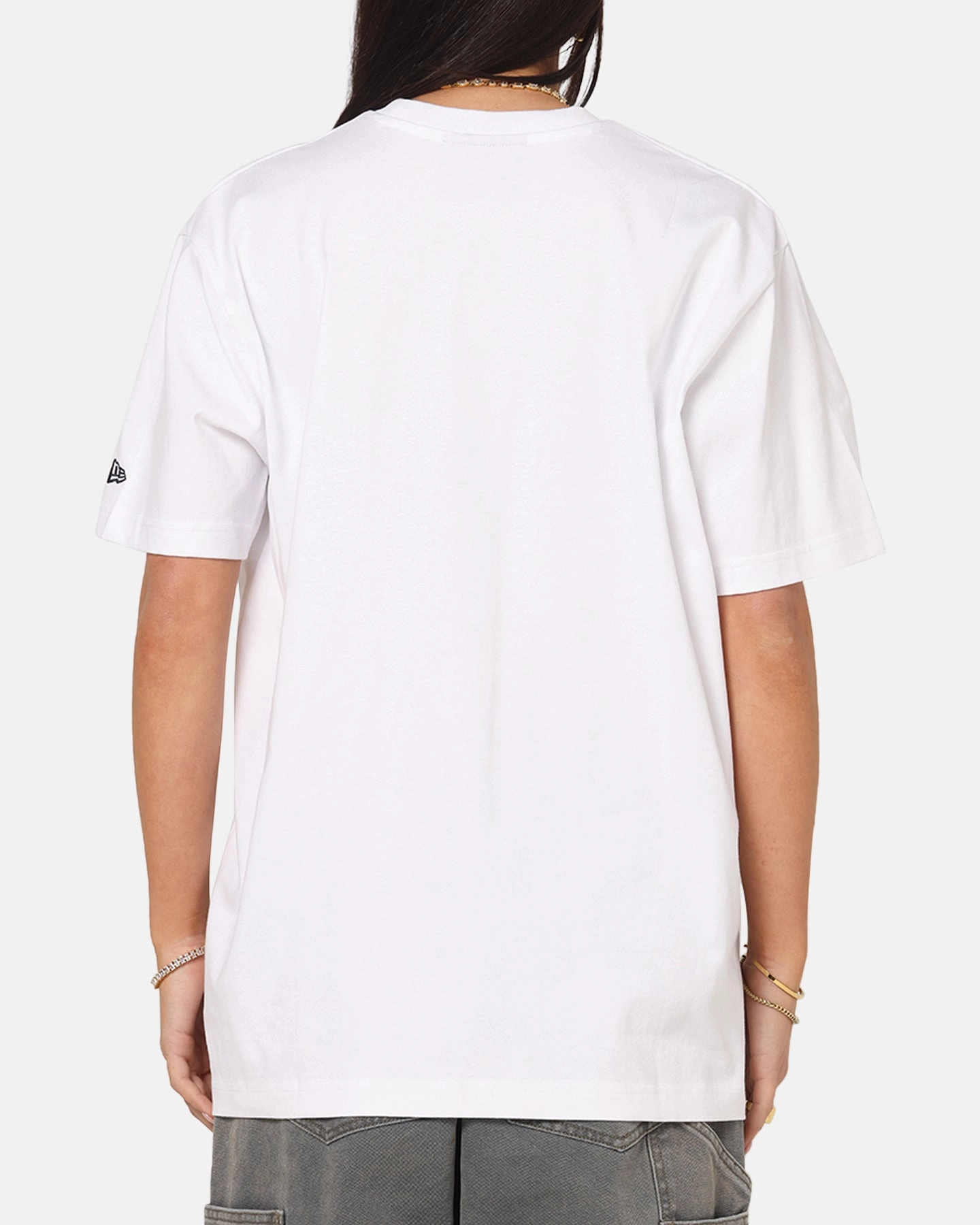 New Era New York Yankees Oversized Paint T-Shirt White Printed T-shirt summer top