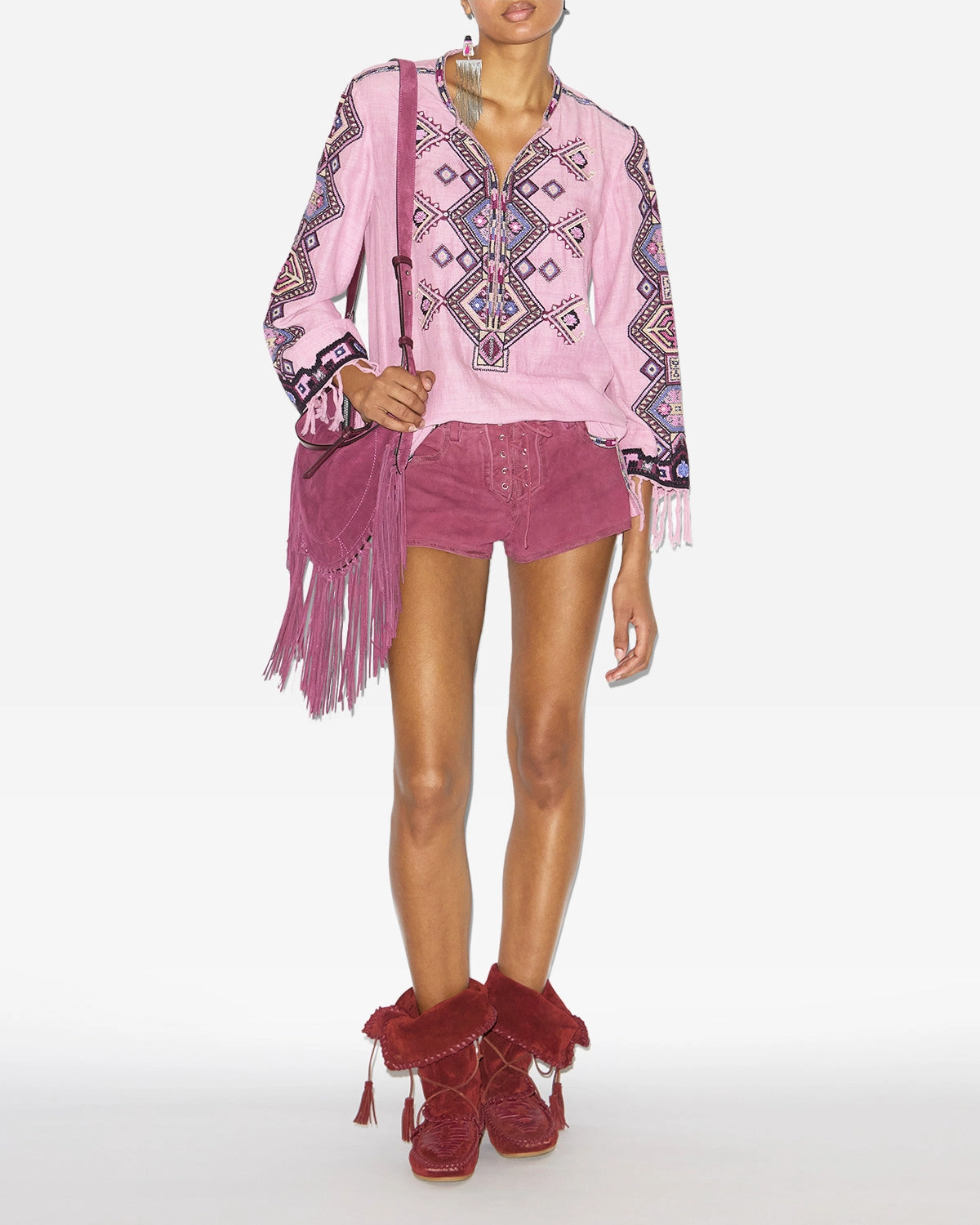 ZELDA BLOUSE Mature appeal Moisture Wicking Material